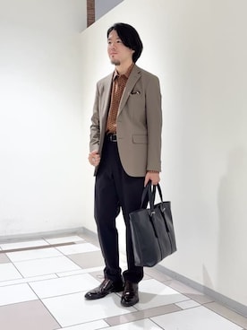 及川さん（メンズ・170cm）の秋コーディネート