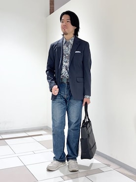 及川さん（メンズ・170cm）の冬コーディネート