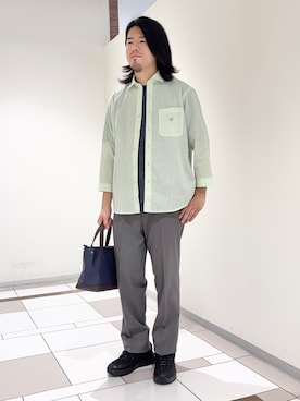 及川さん(メンズ・170cm)の夏コーディネート