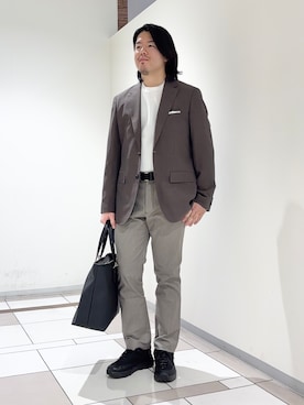 及川さん(メンズ・170cm)の春コーディネート
