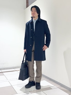 及川さん(メンズ・170cm)の冬コーディネート