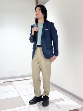 及川さん(メンズ・170cm)の夏コーディネート
