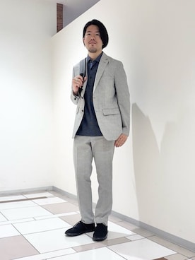 及川さん(メンズ・170cm)の夏コーディネート