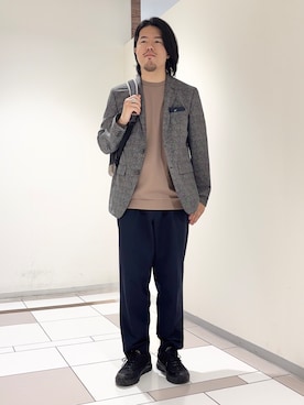 及川さん（メンズ・170cm）の秋コーディネート
