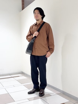 及川さん（メンズ・170cm）の秋コーディネート