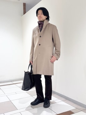 及川さん(メンズ・170cm)の冬コーディネート