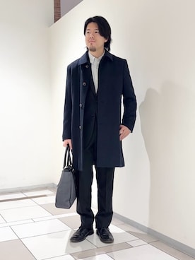 及川さん(メンズ・170cm)の冬コーディネート
