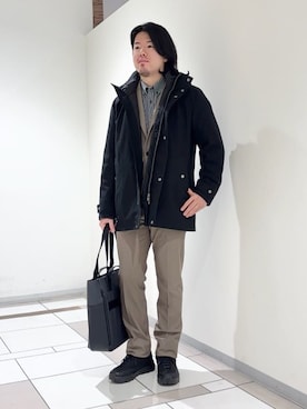 及川さん(メンズ・170cm)の冬コーディネート