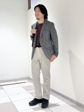 及川さん(メンズ・170cm)の夏コーディネート