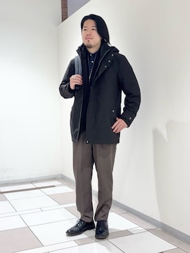 及川さん(メンズ・170cm)の春コーディネート