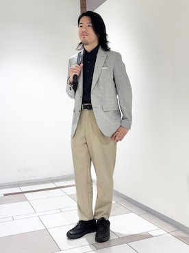 及川さん(メンズ・170cm)の夏コーディネート