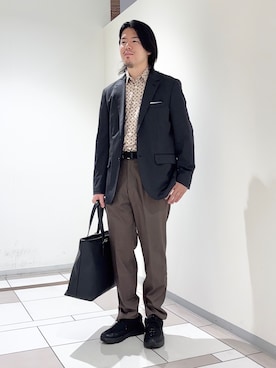 及川さん(メンズ・170cm)の春コーディネート