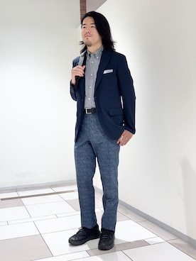 及川さん(メンズ・170cm)の夏コーディネート