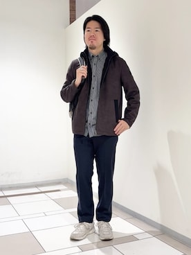 及川さん（メンズ・170cm）の冬コーディネート