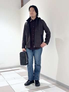 及川さん（メンズ・170cm）の冬コーディネート