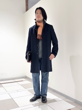 及川さん(メンズ・170cm)の冬コーディネート