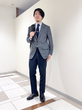 及川さん(メンズ・170cm)の春コーディネート