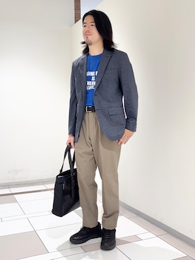 及川さん(メンズ・170cm)の夏コーディネート