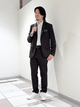 及川さん(メンズ・170cm)の冬コーディネート
