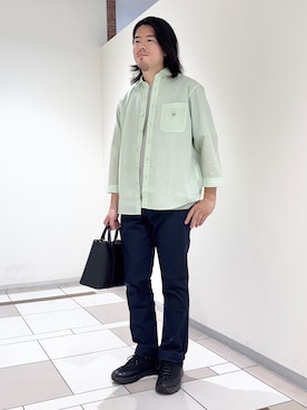 及川さん(メンズ・170cm)の夏コーディネート