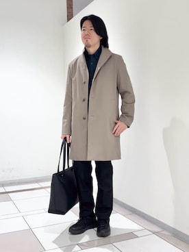 及川さん(メンズ・170cm)の冬コーディネート