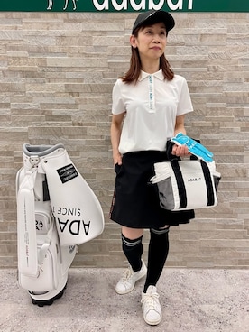 「アイテム（その他、ブルー系）」を使った、naoさん（レディース・155cm）の春コーディネート