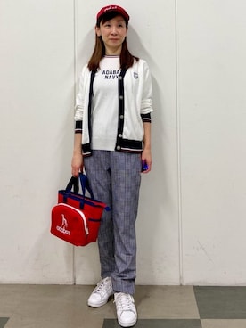 「adabat（アダバット）のアイテム」を使った、naoさん（レディース・155cm）の春コーディネート