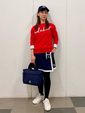 「アイテム（その他、ブルー系）」を使った、naoさん（レディース・155cm）の春コーディネート
