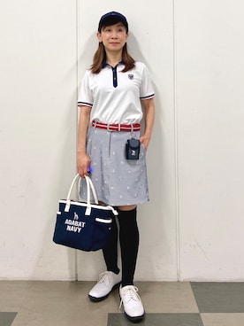 「adabat（アダバット）のアイテム」を使った、naoさん（レディース・155cm）の春コーディネート