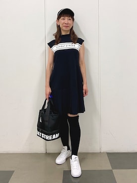 「ADABAT STREAM（アダバットストリーム）のアイテム」を使った、naoさん（レディース・155cm）の夏コーディネート