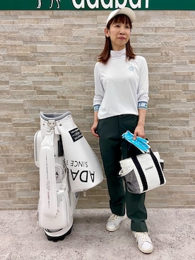 「アイテム（その他、ブルー系）」を使った、naoさん（レディース・155cm）の春コーディネート