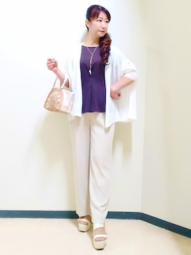 花さん（レディース・157cm）の夏コーディネート