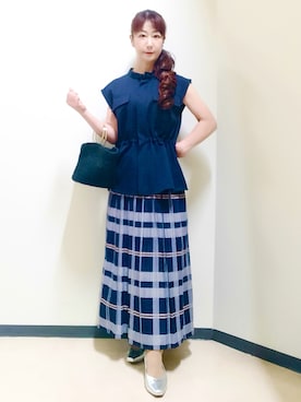 花さん(レディース・157cm)の夏コーディネート