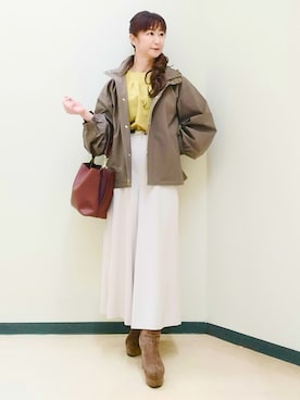 花さん(レディース・157cm)の秋コーディネート