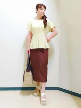 花さん(レディース・157cm)の春コーディネート
