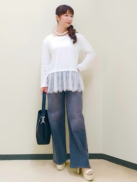花さん（レディース・157cm）の夏コーディネート