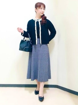 花さん(レディース・157cm)の冬コーディネート
