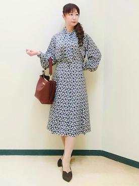 「Reflect（リフレクト）のアイテム（トップス）」を使った、花さん（レディース・157cm）の秋コーディネート