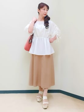 花さん(レディース・157cm)の春コーディネート