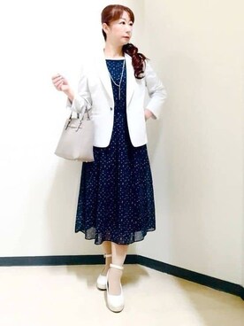 花さん(レディース・157cm)の夏コーディネート