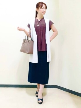 花さん(レディース・157cm)の秋コーディネート