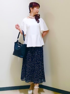 花さん(レディース・157cm)の夏コーディネート