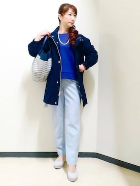 「Reflect（リフレクト）のアイテム（ジャケット/アウター）」を使った、花さん（レディース・157cm）の春コーディネート