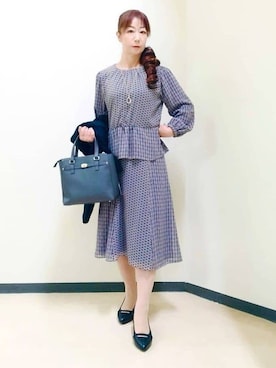花さん（レディース・157cm）の冬コーディネート