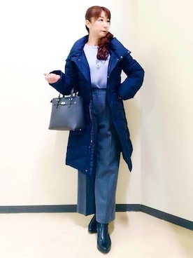 花さん（レディース・157cm）の冬コーディネート