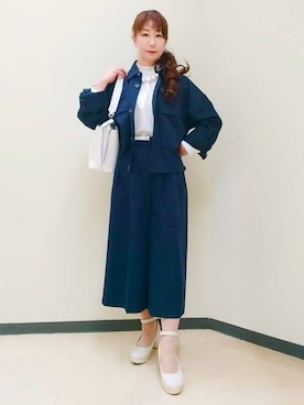 花さん（レディース・157cm）の春コーディネート