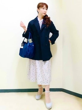 「Reflect（リフレクト）のアイテム（ワンピース/ドレス）」を使った、花さん（レディース・157cm）の春コーディネート