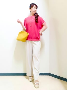 花さん（レディース・157cm）の夏コーディネート
