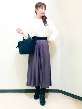 花さん(レディース・157cm)の冬コーディネート