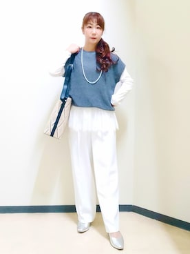 花さん(レディース・157cm)の春コーディネート